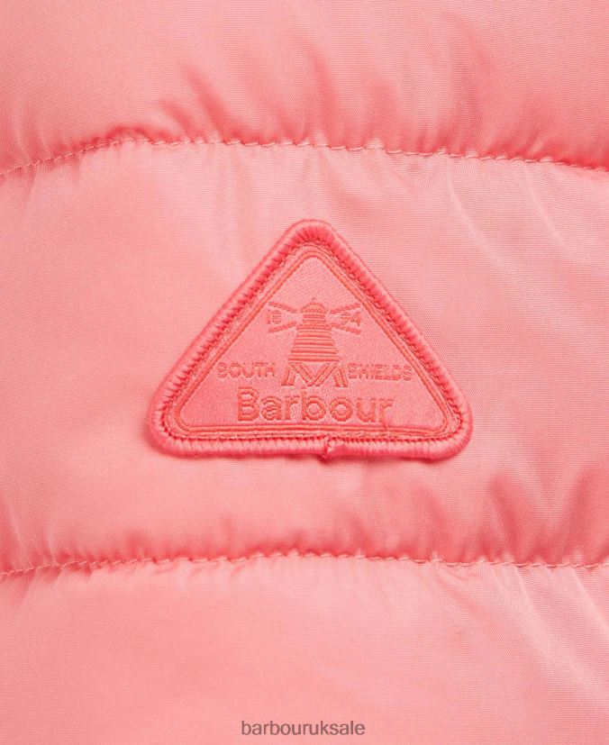 Coraline Quilted Jacket Barbour Women R08LB61427 Clothing Pink Punch