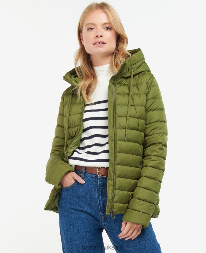 Coraline Quilted Jacket Barbour Women R08LB61467 Clothing Pink Punch