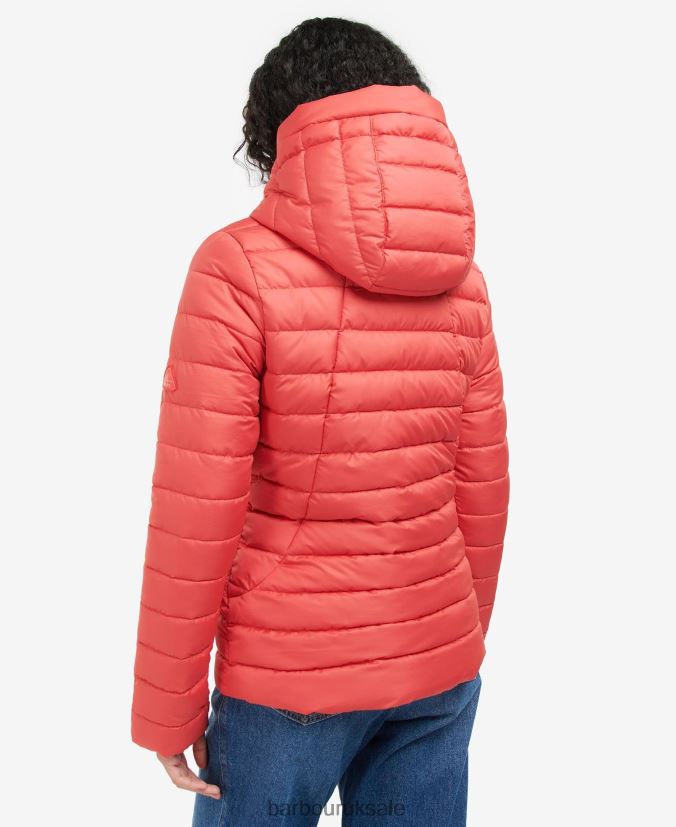 Coraline Quilted Jacket Barbour Women R08LB61472 Clothing Pink Punch