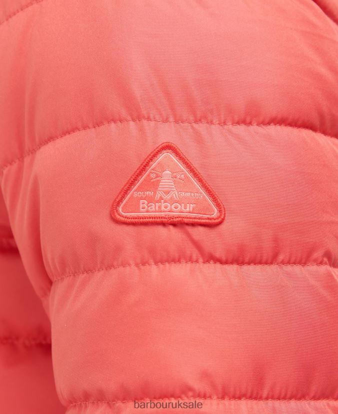 Coraline Quilted Jacket Barbour Women R08LB61472 Clothing Pink Punch