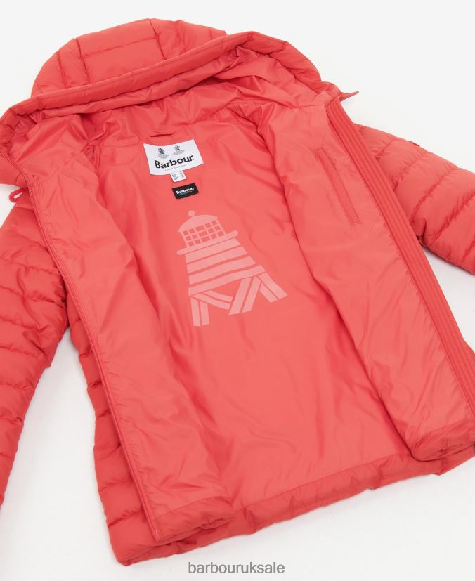 Coraline Quilted Jacket Barbour Women R08LB61472 Clothing Pink Punch
