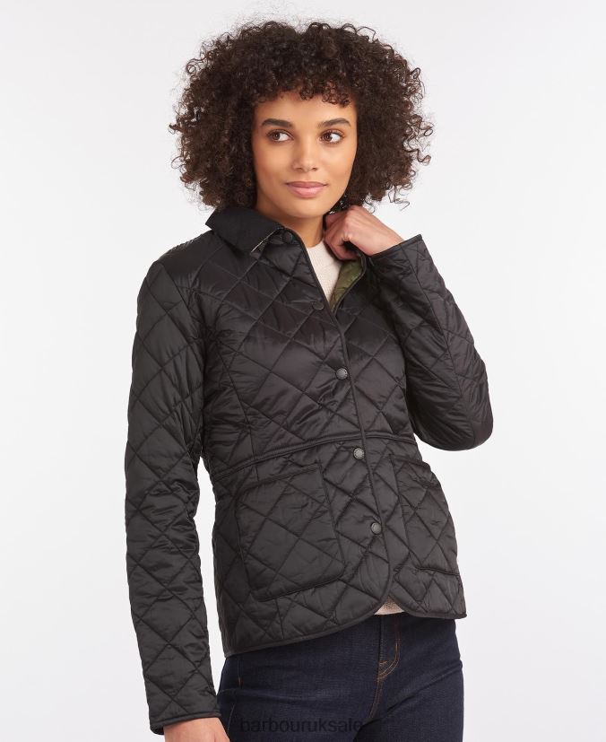 Deveron Quilted Jacket Barbour Women R08LB61417 Clothing Windsor/Pale Pink