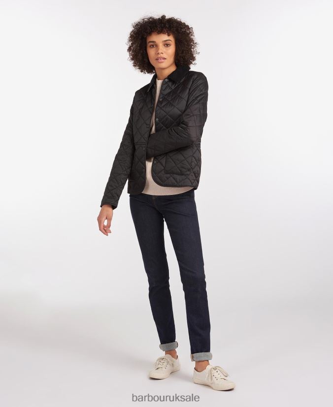 Deveron Quilted Jacket Barbour Women R08LB61417 Clothing Windsor/Pale Pink