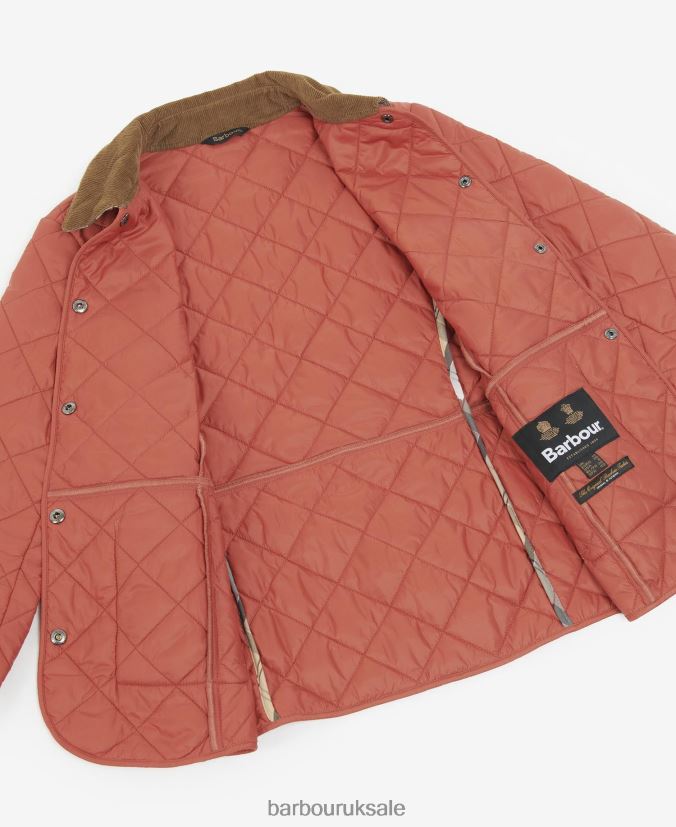Deveron Quilted Jacket Barbour Women R08LB61444 Clothing Navy/Pale Pink
