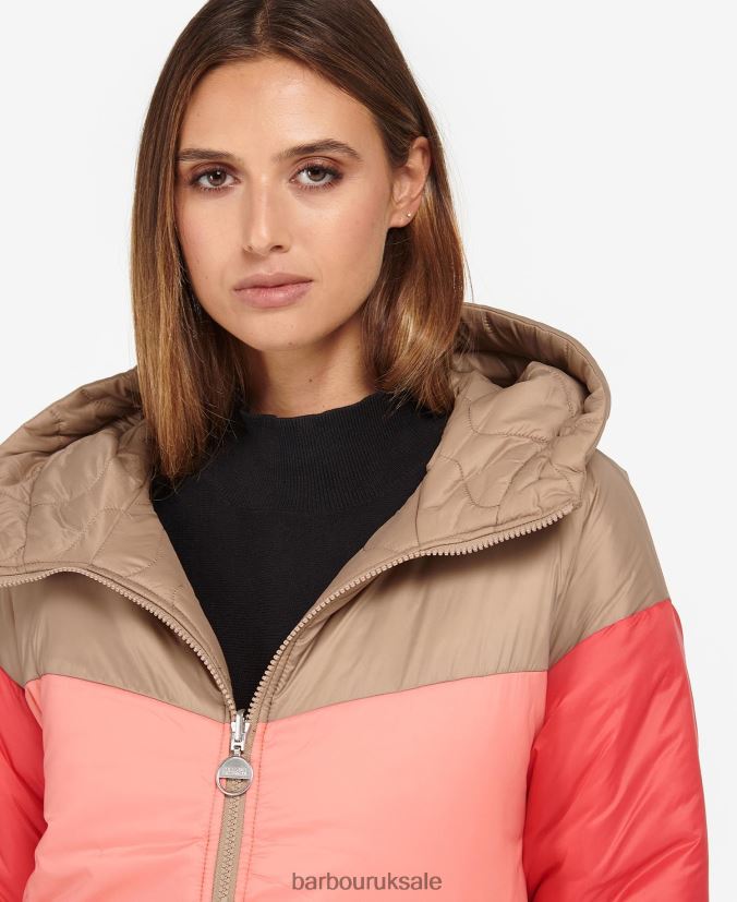 Fenway Revesible Quilted Jacket Barbour Women R08LB61458 Clothing Portobello/Cayenne/Bellini