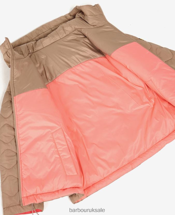 Fenway Revesible Quilted Jacket Barbour Women R08LB61458 Clothing Portobello/Cayenne/Bellini