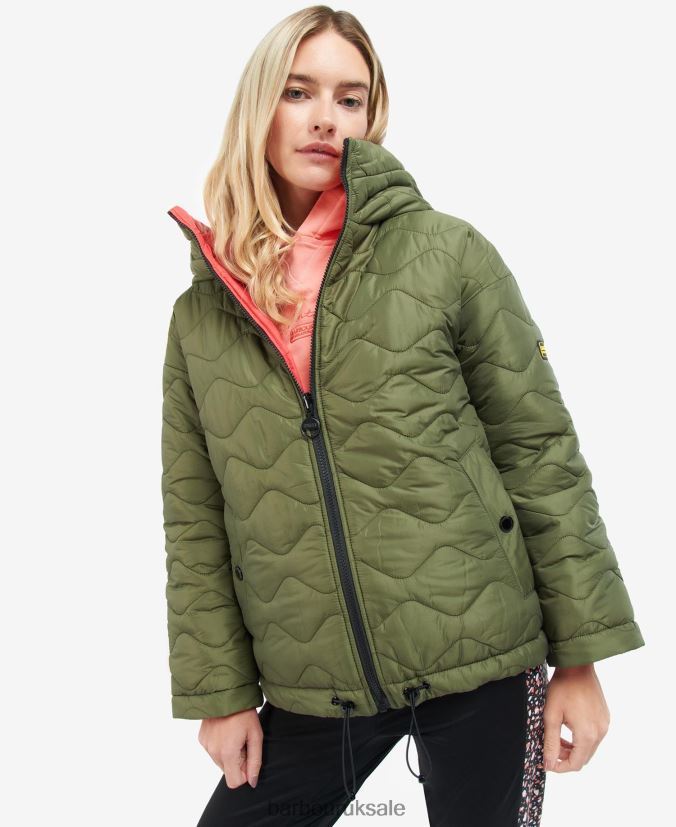 Fenway Revesible Quilted Jacket Barbour Women R08LB61469 Clothing Portobello/Cayenne/Bellini