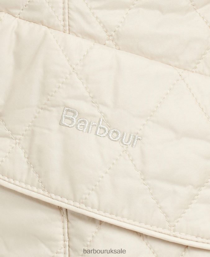 Flyweight Cavalry Quilted Jacket Barbour Women R08LB61501 Clothing Black/Stone