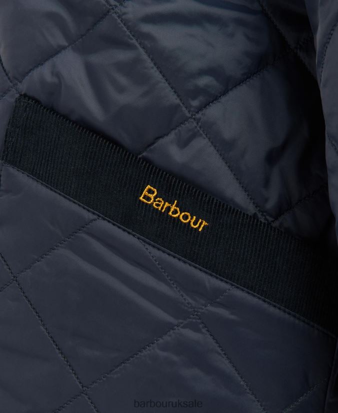 Gransden Reversible Quilted Jacket Barbour x House of Hackney Women R08LB61432 Clothing Dark Navy/Limerence/Sky