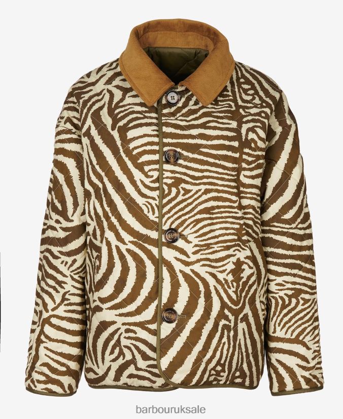 Gransden Reversible Quilted Jacket Barbour x House of Hackney Women R08LB61461 Clothing Dark Navy/Limerence/Sky