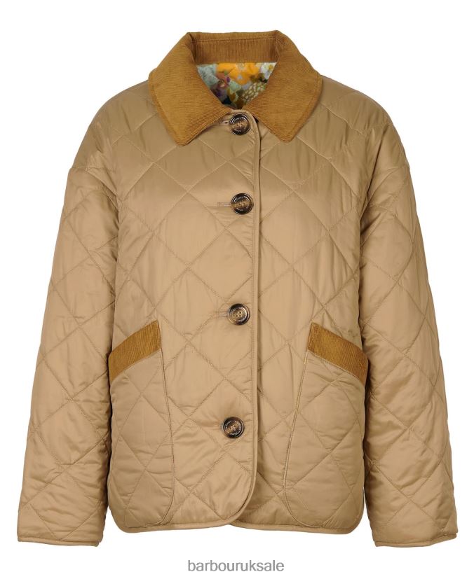 Gransden Reversible Quilted Jacket Barbour x House of Hackney Women R08LB61505 Clothing Dark Navy/Limerence/Sky