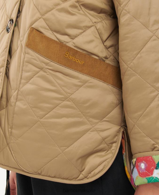 Gransden Reversible Quilted Jacket Barbour x House of Hackney Women R08LB61505 Clothing Dark Navy/Limerence/Sky