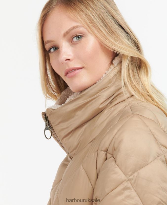 Kilmory Quilted Jacket Barbour Women R08LB61513 Clothing Fern Leaf/Classic Tartan