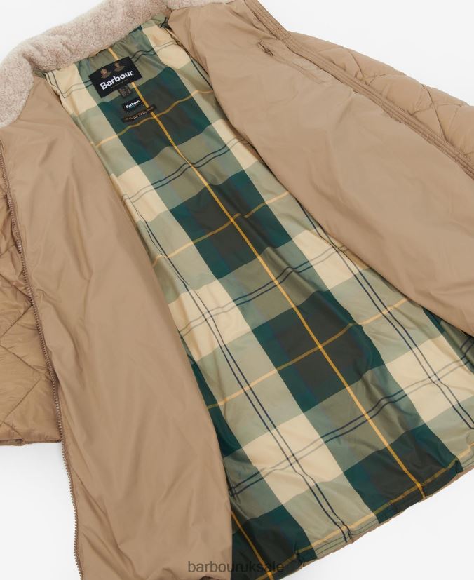 Kilmory Quilted Jacket Barbour Women R08LB61513 Clothing Fern Leaf/Classic Tartan