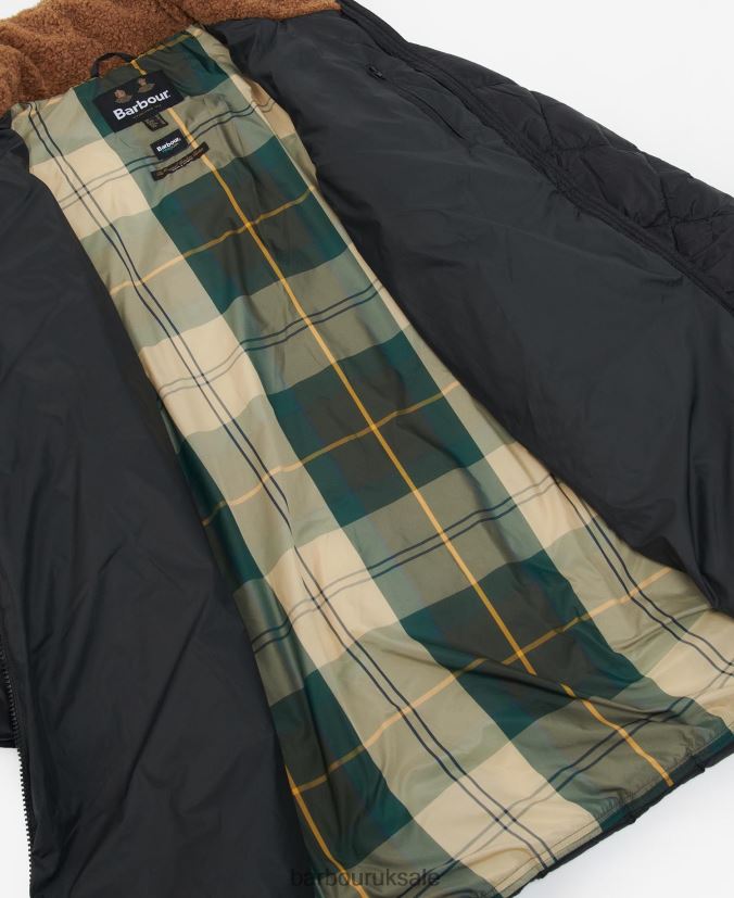 Kilmory Quilted Jacket Barbour Women R08LB61516 Clothing Fern Leaf/Classic Tartan