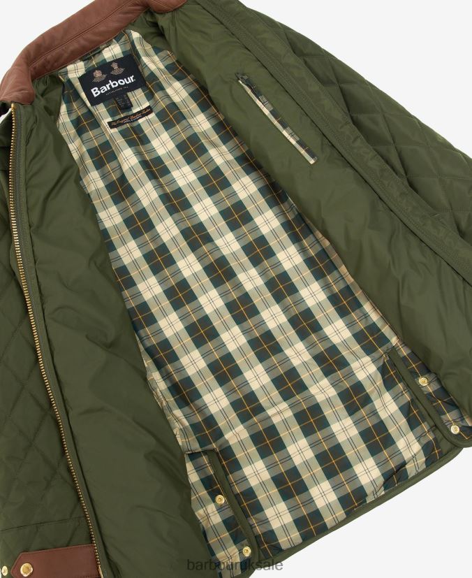 Premium Beadnell Quilted Jacket Barbour Women R08LB61430 Clothing Olive/Ancient