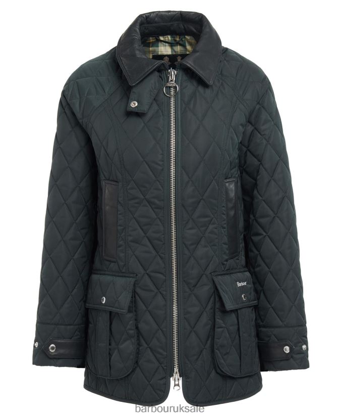 Premium Beadnell Quilted Jacket Barbour Women R08LB61481 Clothing Olive/Ancient