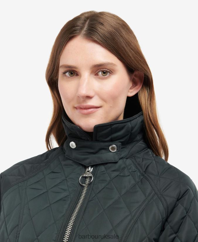 Premium Beadnell Quilted Jacket Barbour Women R08LB61481 Clothing Olive/Ancient