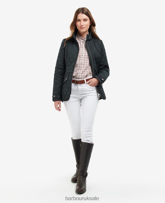 Premium Cavalry Quilted Jacket Barbour Women R08LB61433 Clothing Olive/Ancient