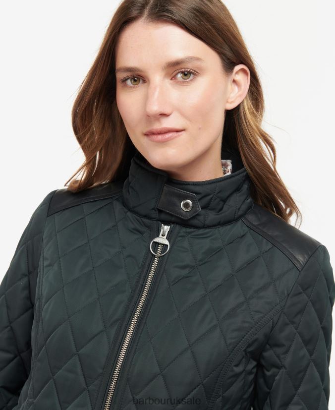 Premium Cavalry Quilted Jacket Barbour Women R08LB61433 Clothing Olive/Ancient