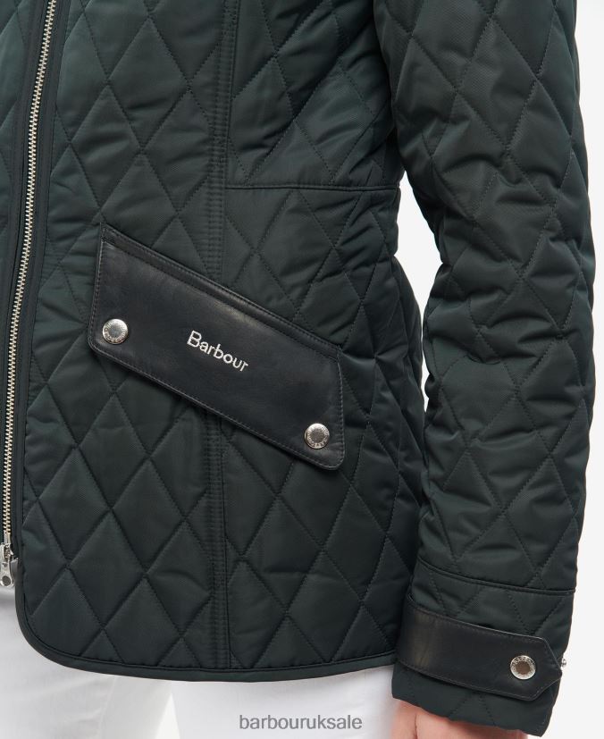 Premium Cavalry Quilted Jacket Barbour Women R08LB61433 Clothing Olive/Ancient
