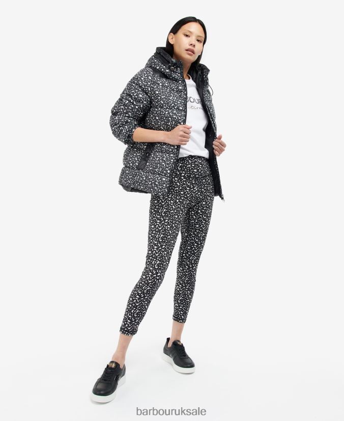 Printed Pavilion Quilted Jacket Barbour Women R08LB61455 Clothing Terrazzo/Black