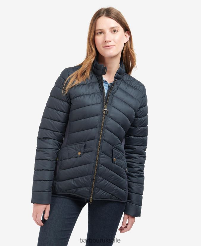 Stretch Cavalry Quilted Jacket Barbour Women R08LB61424 Clothing Olive/Olive Marl