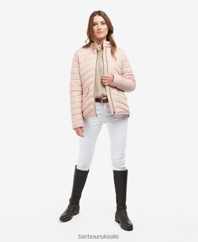 Stretch Cavalry Quilted Jacket Barbour Women R08LB61437 Clothing Olive/Olive Marl
