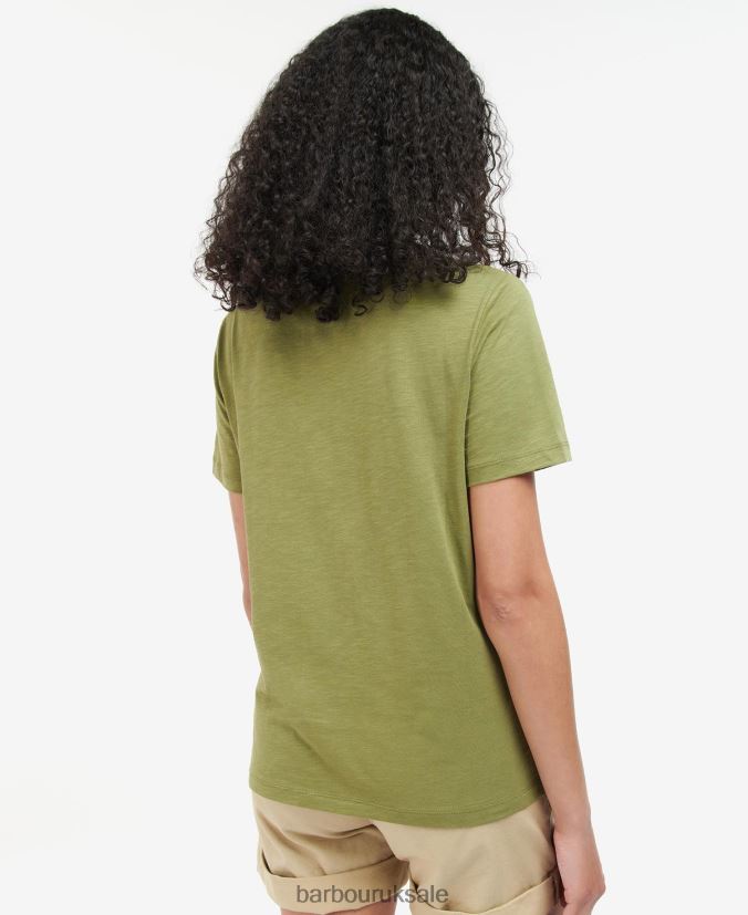 Coraline T-Shirt Barbour Women R08LB61667 Clothing Buttermilk
