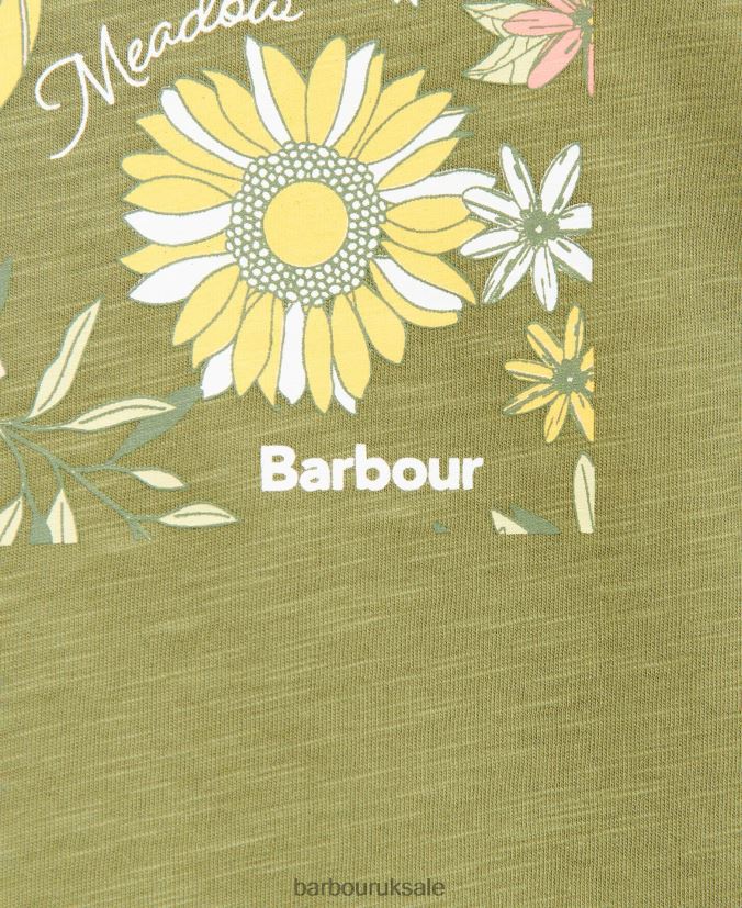 Coraline T-Shirt Barbour Women R08LB61667 Clothing Buttermilk