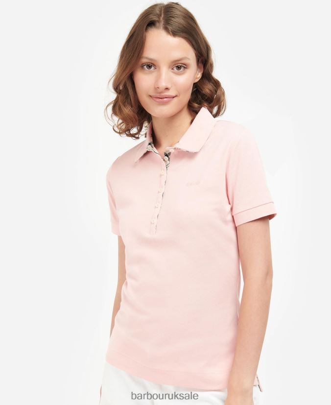 Portsdown Top Barbour Women R08LB61746 Clothing Pink/Indigo Tartan