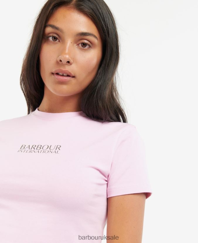 Reign Cropped T-Shirt Barbour Women R08LB61718 Clothing Classic Black