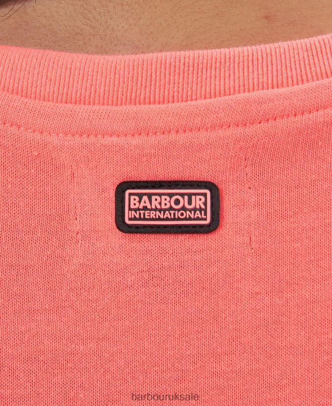 Sanderson T-Shirt Barbour Women R08LB61687 Clothing Atomic Coral