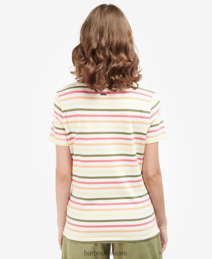 Short-Sleeved Bradley Top Barbour Women R08LB61755 Clothing Navy Multistripe