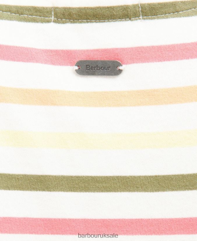 Short-Sleeved Bradley Top Barbour Women R08LB61755 Clothing Navy Multistripe