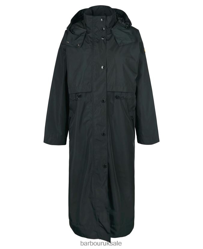 Crossfields Waterproof Trench Coat Barbour Women R08LB61532 Clothing Palmer Green
