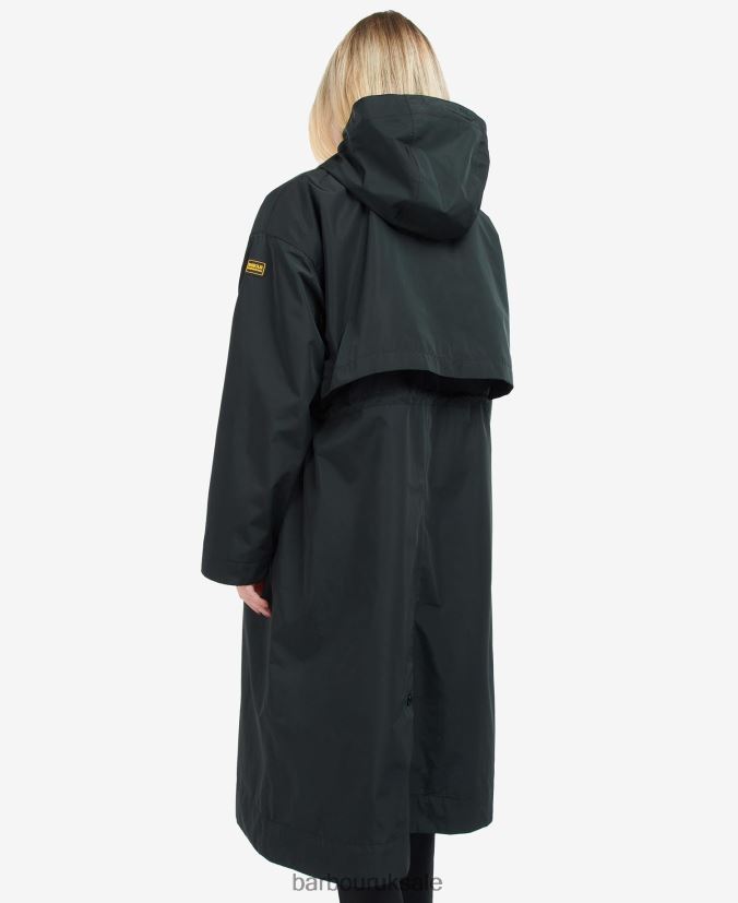 Crossfields Waterproof Trench Coat Barbour Women R08LB61532 Clothing Palmer Green