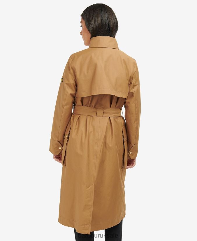Powerbuilt Waterproof Trench Coat Barbour Women R08LB61540 Clothing Black/Northumberland Check