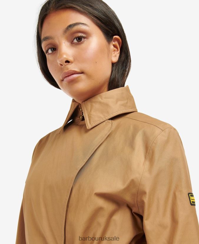 Powerbuilt Waterproof Trench Coat Barbour Women R08LB61540 Clothing Black/Northumberland Check