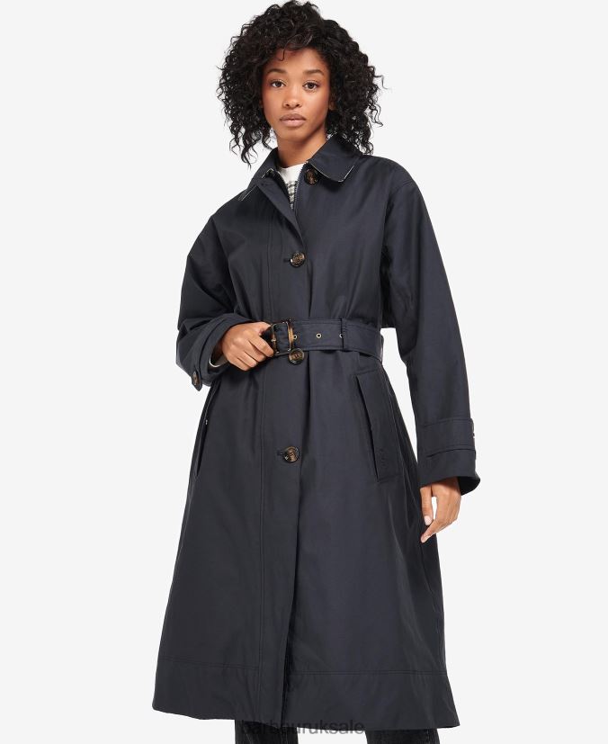 Somerland Trench Coat Barbour Women R08LB61533 Clothing Dark Navy/Ancient Poplar