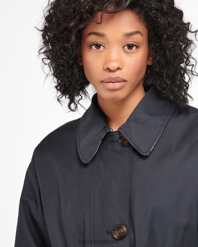 Somerland Trench Coat Barbour Women R08LB61533 Clothing Dark Navy/Ancient Poplar