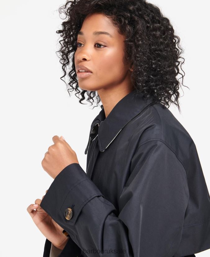 Somerland Trench Coat Barbour Women R08LB61533 Clothing Dark Navy/Ancient Poplar