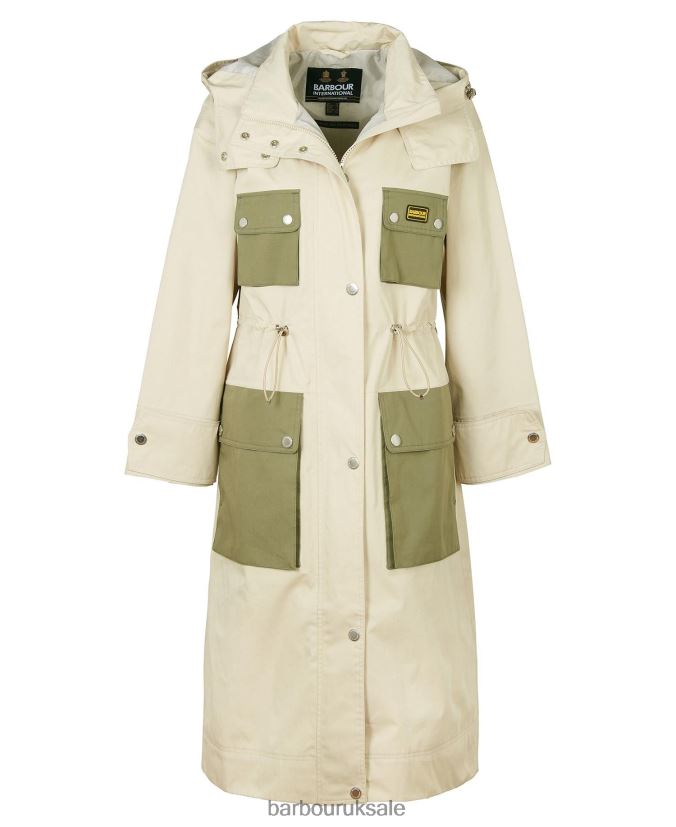 Thruxton Waterproof Trench Coat Barbour Women R08LB61535 Clothing Midnight Green