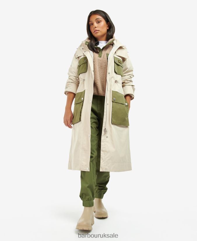 Thruxton Waterproof Trench Coat Barbour Women R08LB61535 Clothing Midnight Green