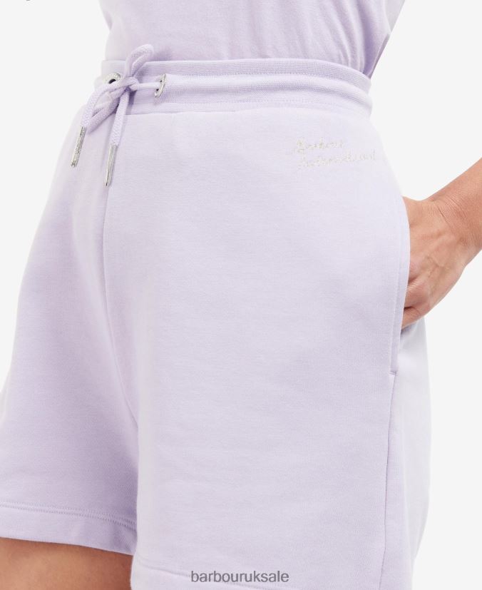 Chequer Shorts Barbour Women R08LB61794 Clothing Iced Fondant