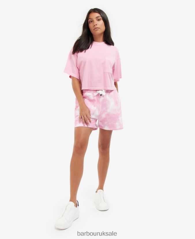 Chinetti Shorts Barbour Women R08LB61796 Clothing Pink Crush Multi