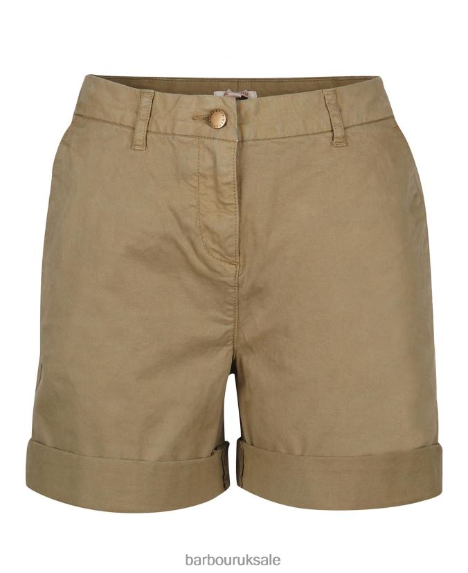 Chino Shorts Barbour Women R08LB61764 Clothing Classic White