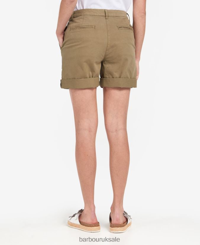 Chino Shorts Barbour Women R08LB61764 Clothing Classic White