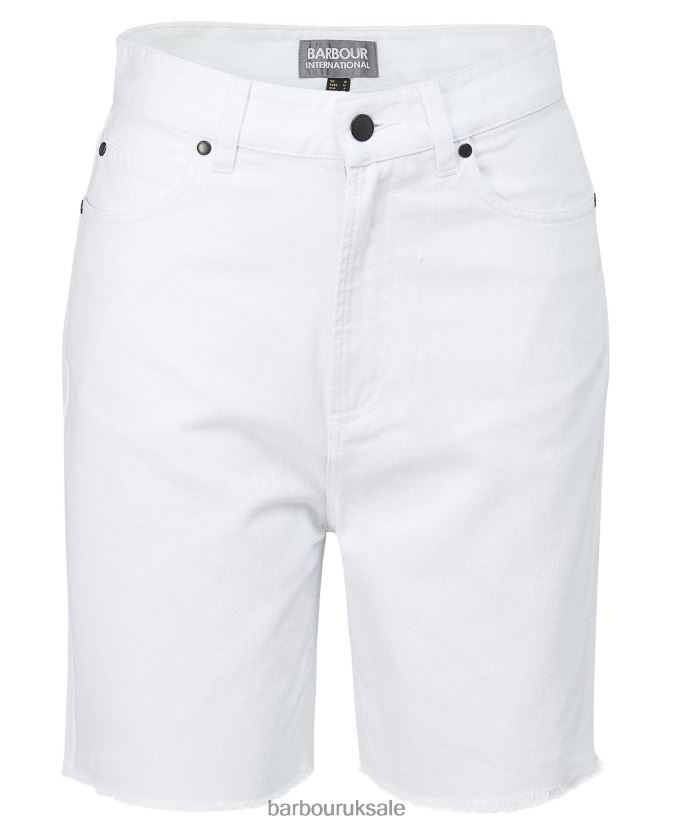 Galica Shorts Barbour Women R08LB61788 Clothing Classic White
