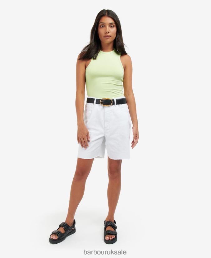 Galica Shorts Barbour Women R08LB61788 Clothing Classic White